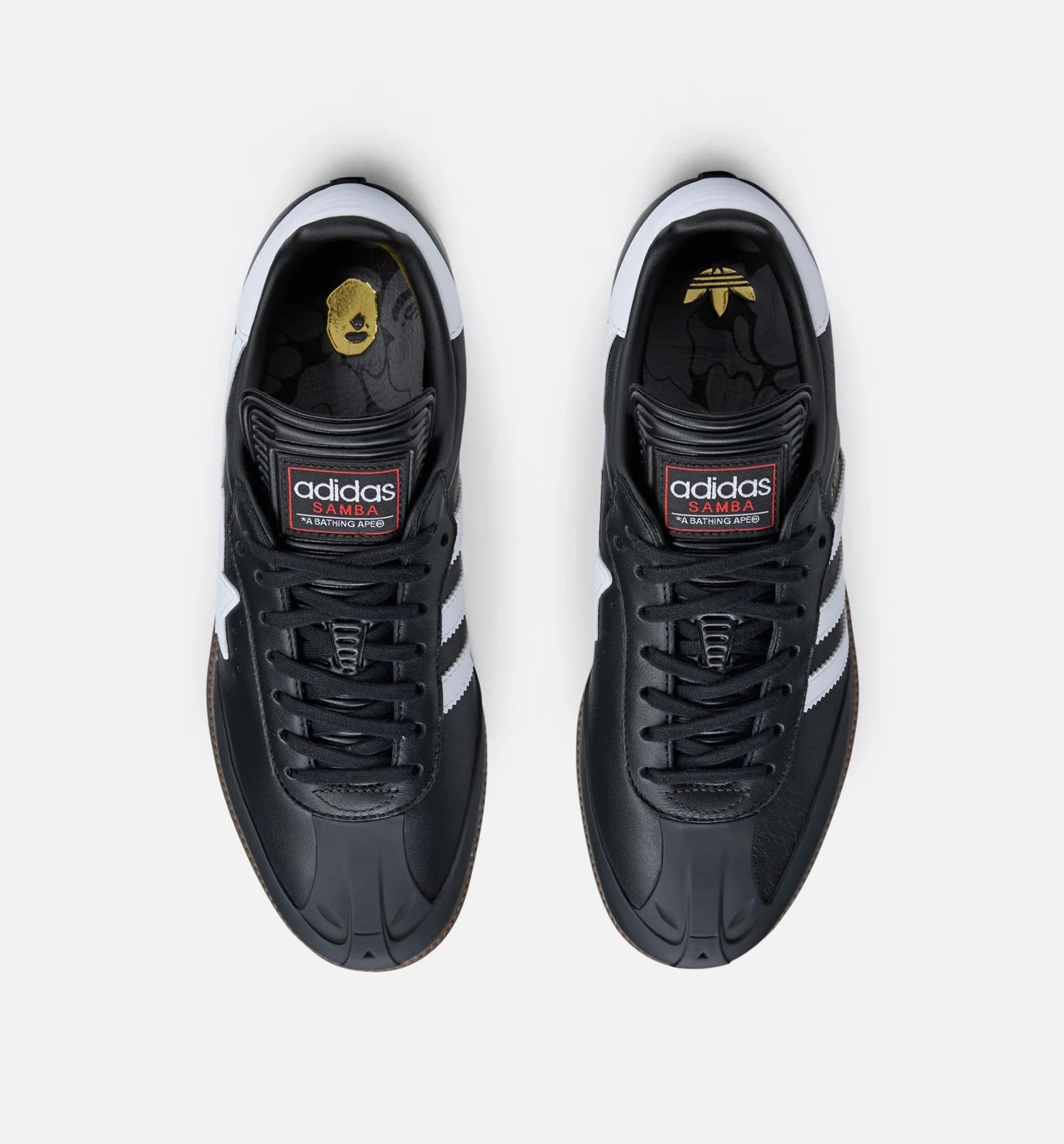 Samba Bape Mens Lifestyle Shoe Core Black Cloud White Gum