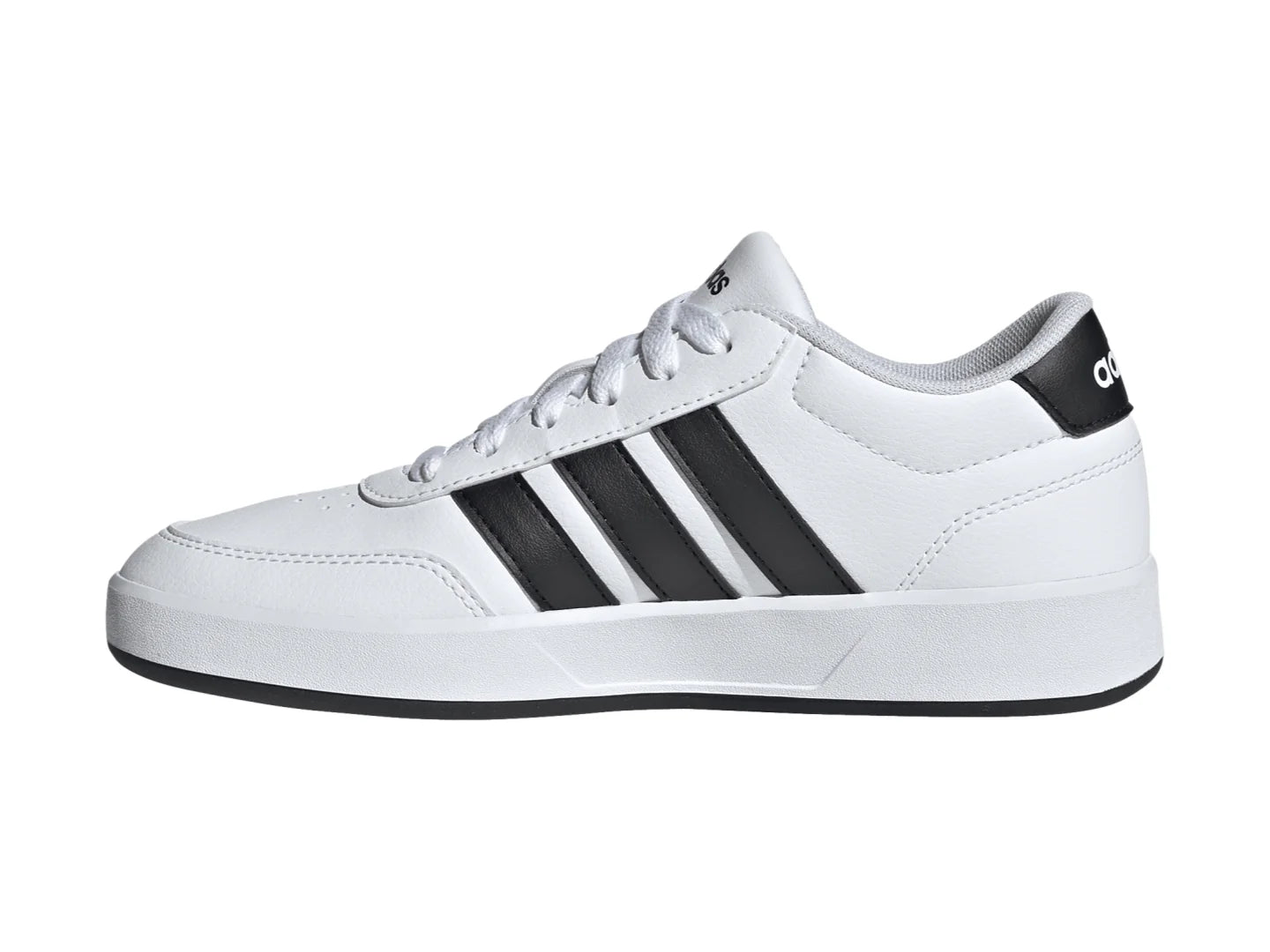 Tenis Adidas Breaknet 30 Blanco y Negro para Niño
