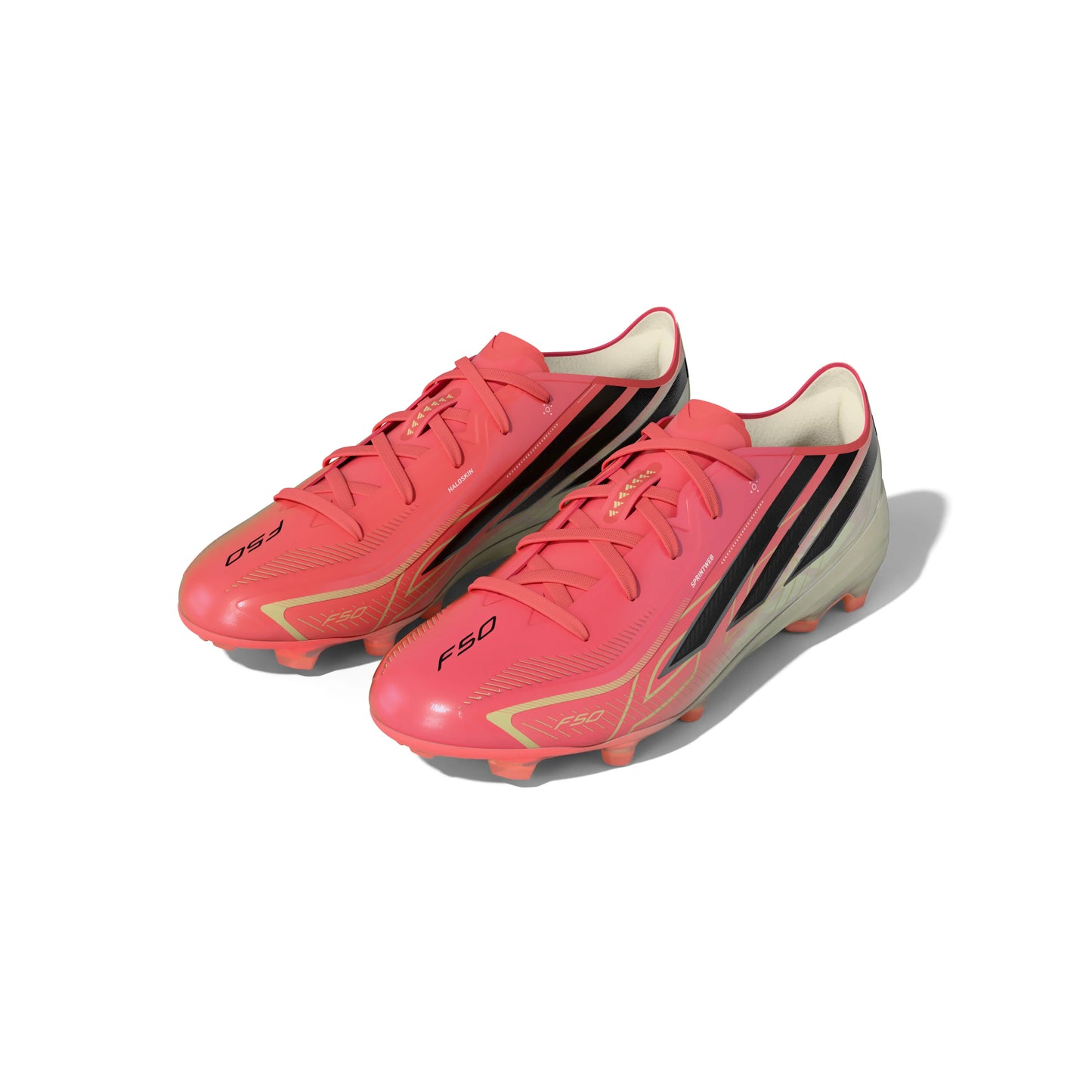 adidas F50 Hyperfast Elite Firm Ground Youth Soccer Cleats Turquesa Black Gold