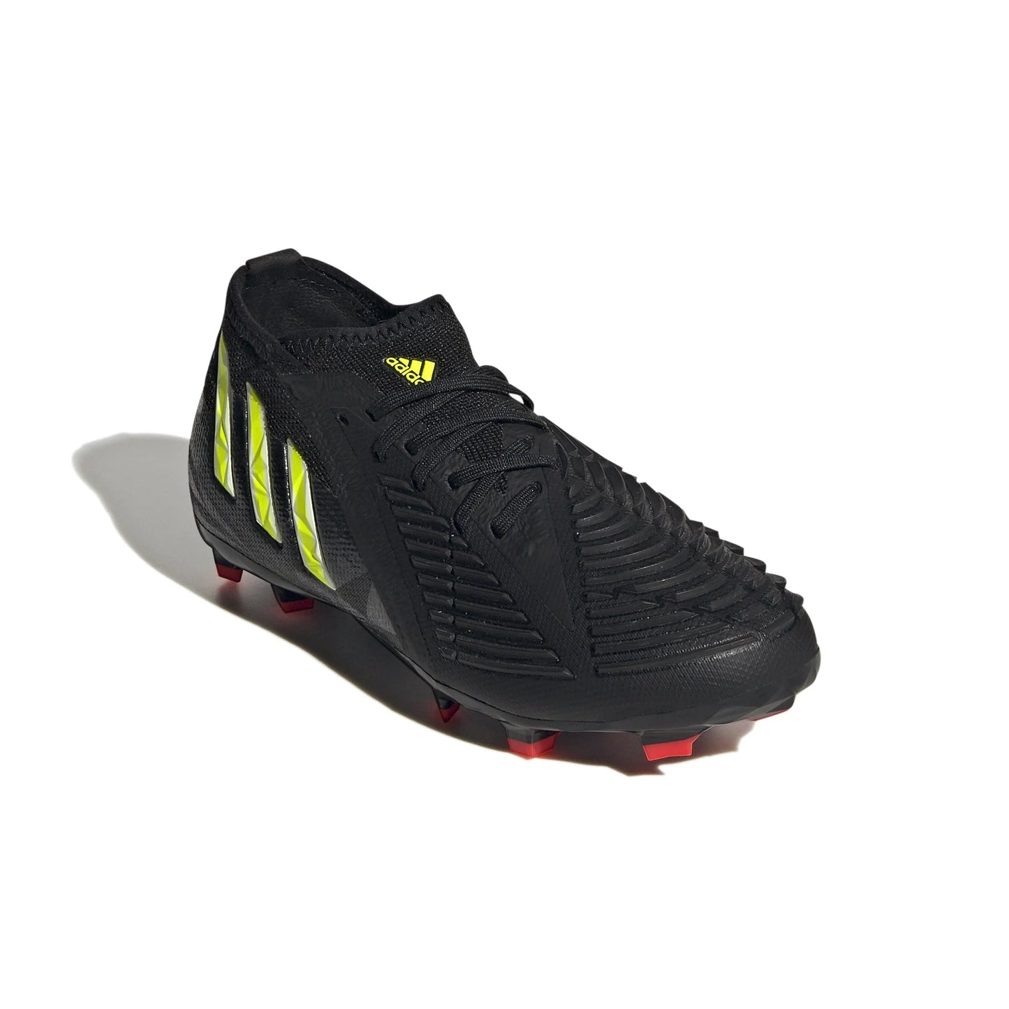 adidas Kids Predator Edge 1 FG J Soccer Cleats Black Yellow