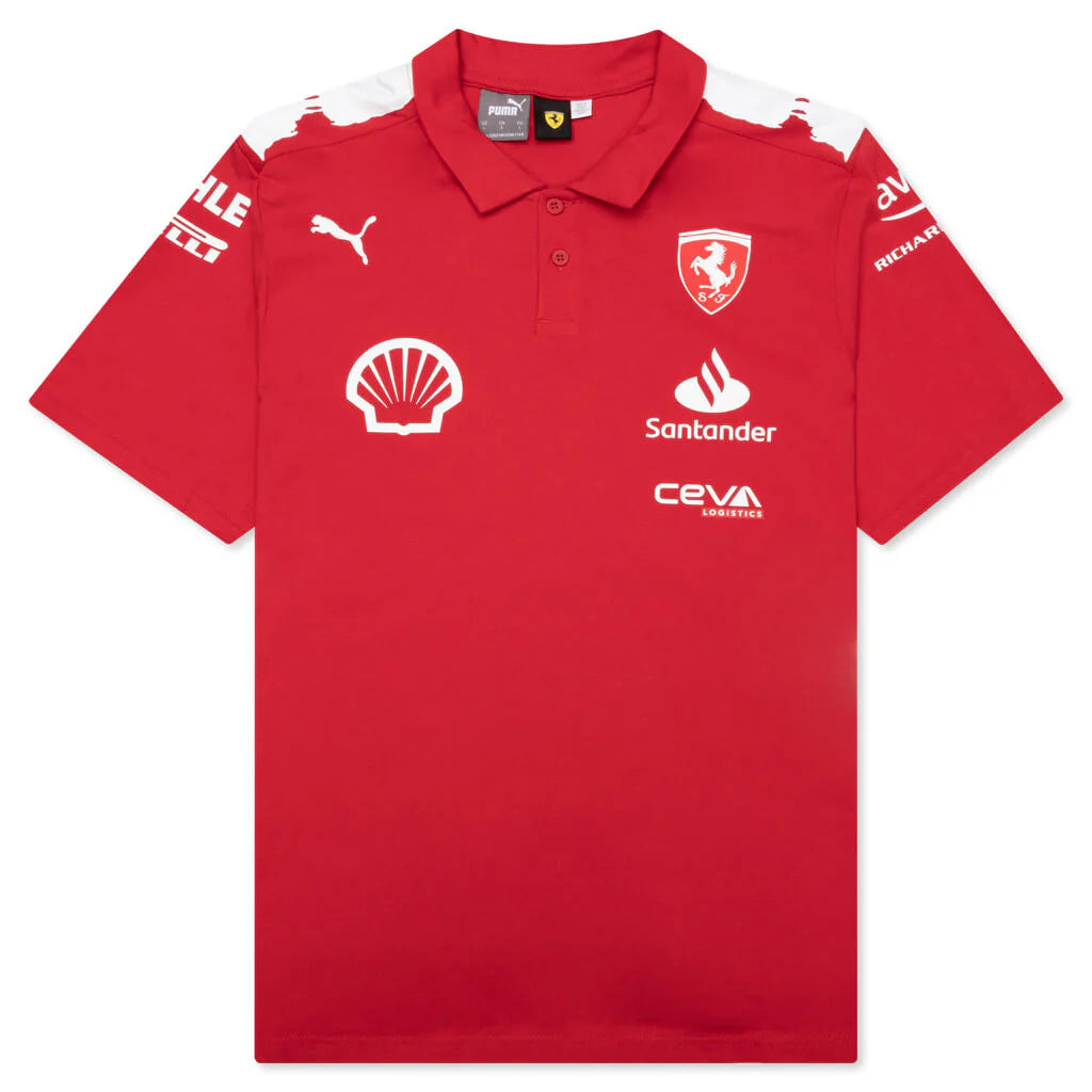 Puma x Joshua Vides for Scuderia Ferrari Replica Polo Rosso Corsa