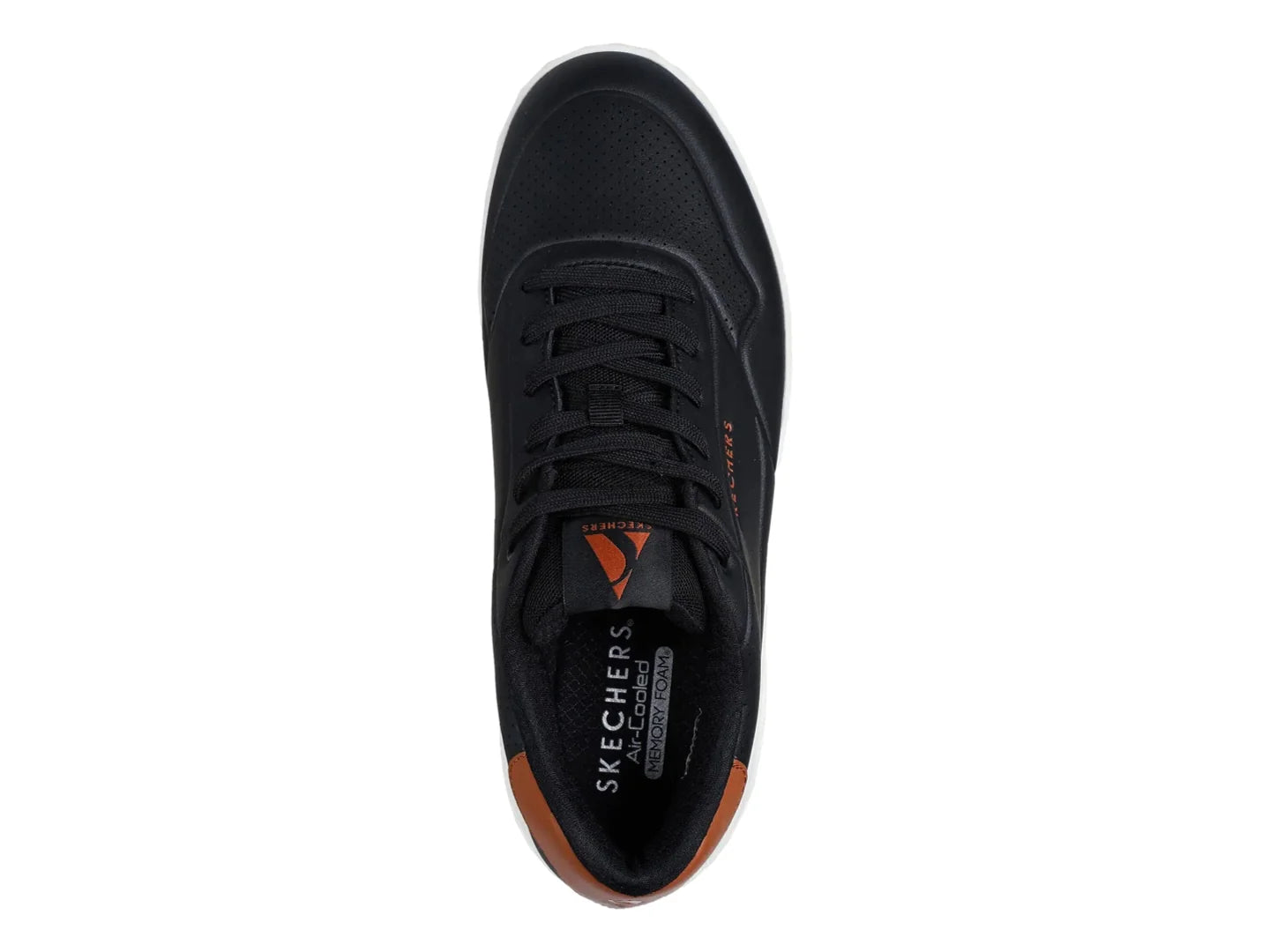 Tenis Skechers Uno Court Negro y Café para Hombre