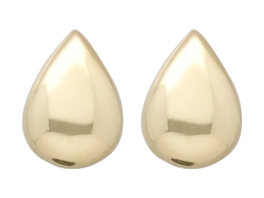 Aretes Roze en Forma de Gota Color Dorado para Mujer