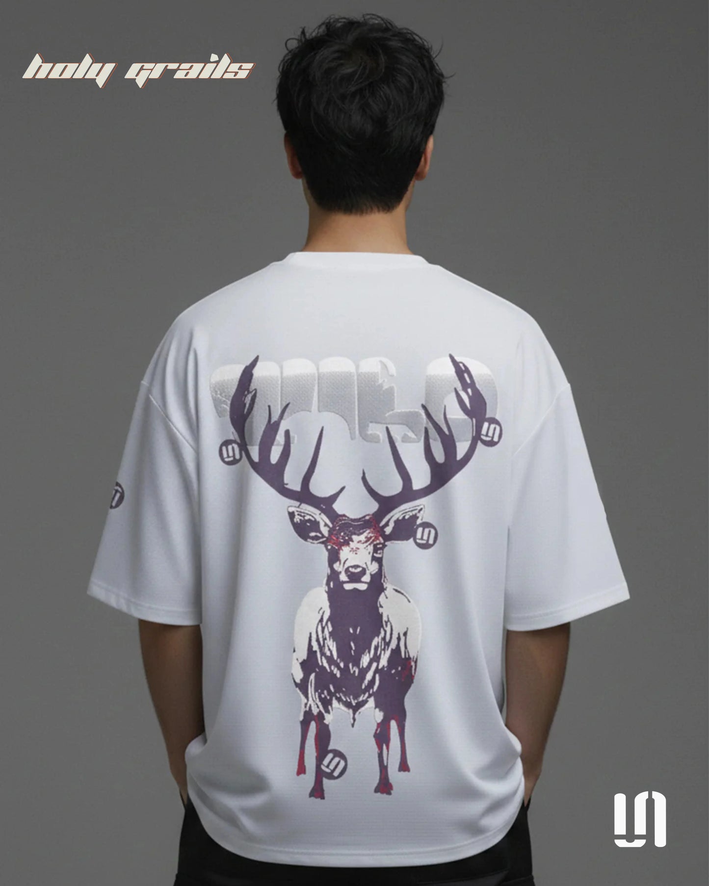 Wild Deer White Oversized Tee HG x Sullitt
