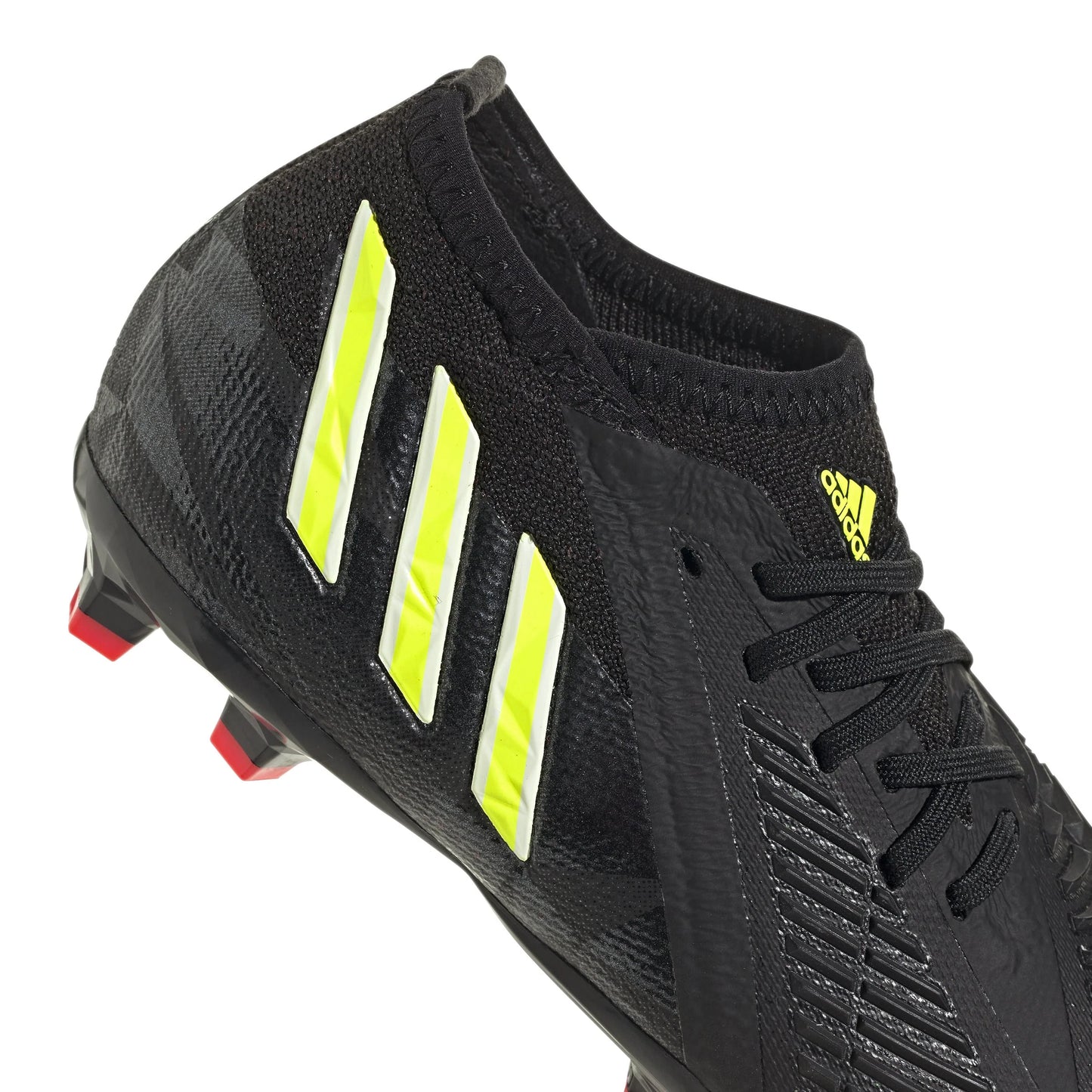 adidas Kids Predator Edge 1 FG J Soccer Cleats Black Yellow