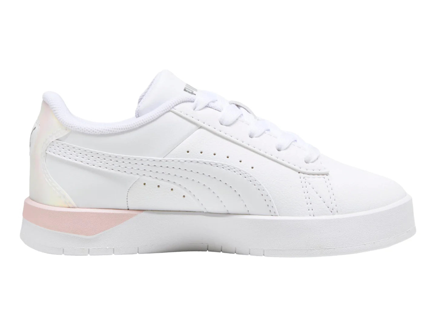 Tenis PUMA Jada Classic Holo 20 Blanco y Malva para Niño