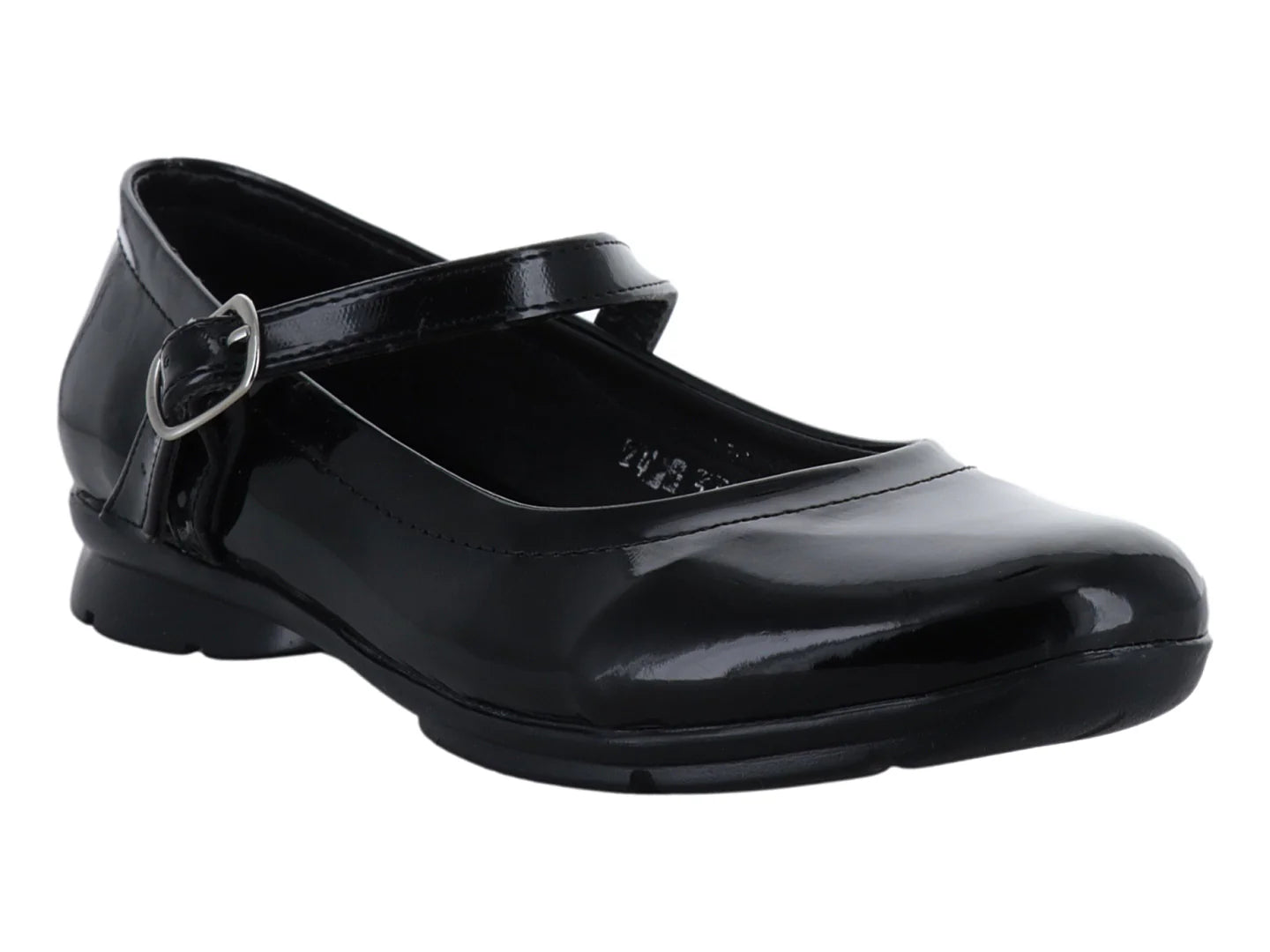Zapatos Planos de Charol Negro Mauri Valero para Mujer