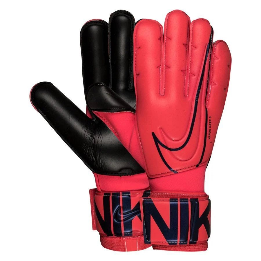 Nike GS Vapor Grip3 Goalkeeper Gloves Laser Crimson Black