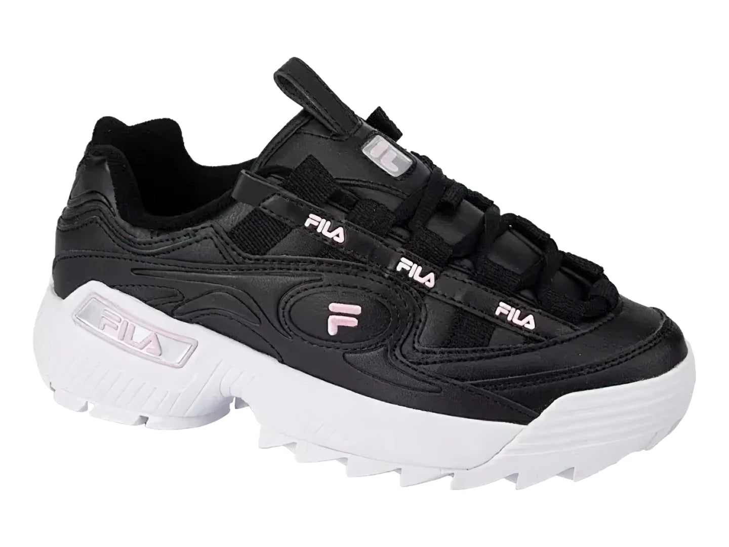 Tenis FILA D Formation Blanco y Metálico para Mujer