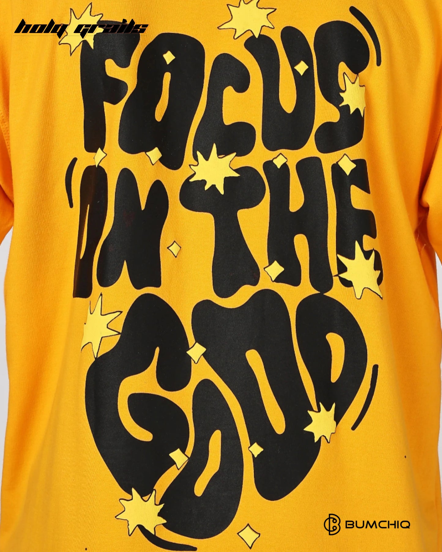 Focus Good Yellow Oversize Tee HG x Bumchiq