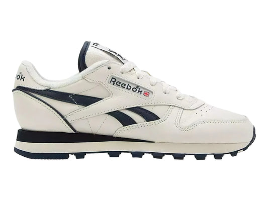 Tenis Reebok Classic Leather Blanco y Azul para Hombre