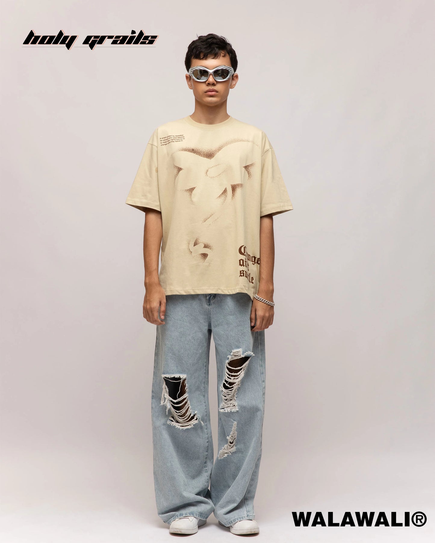 Stencil Art T Shirt HG X WalaWali