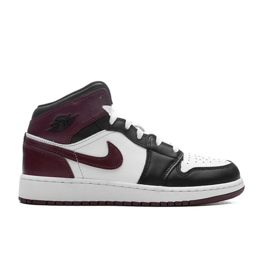 Air Jordan 1 Mid SE GS White Dark Pony Black