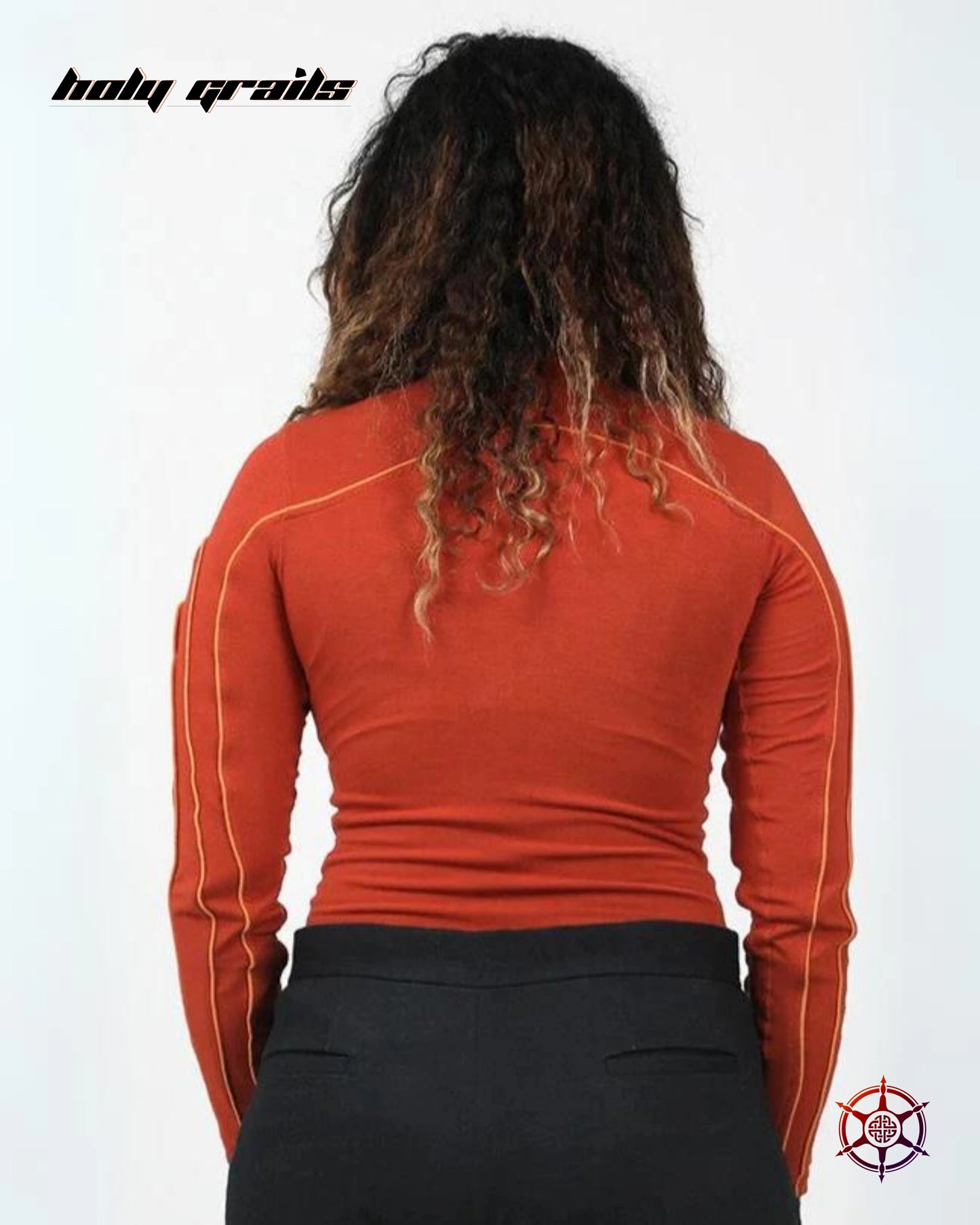 Cinnamon Swirl Stretch Top HG x Duskin