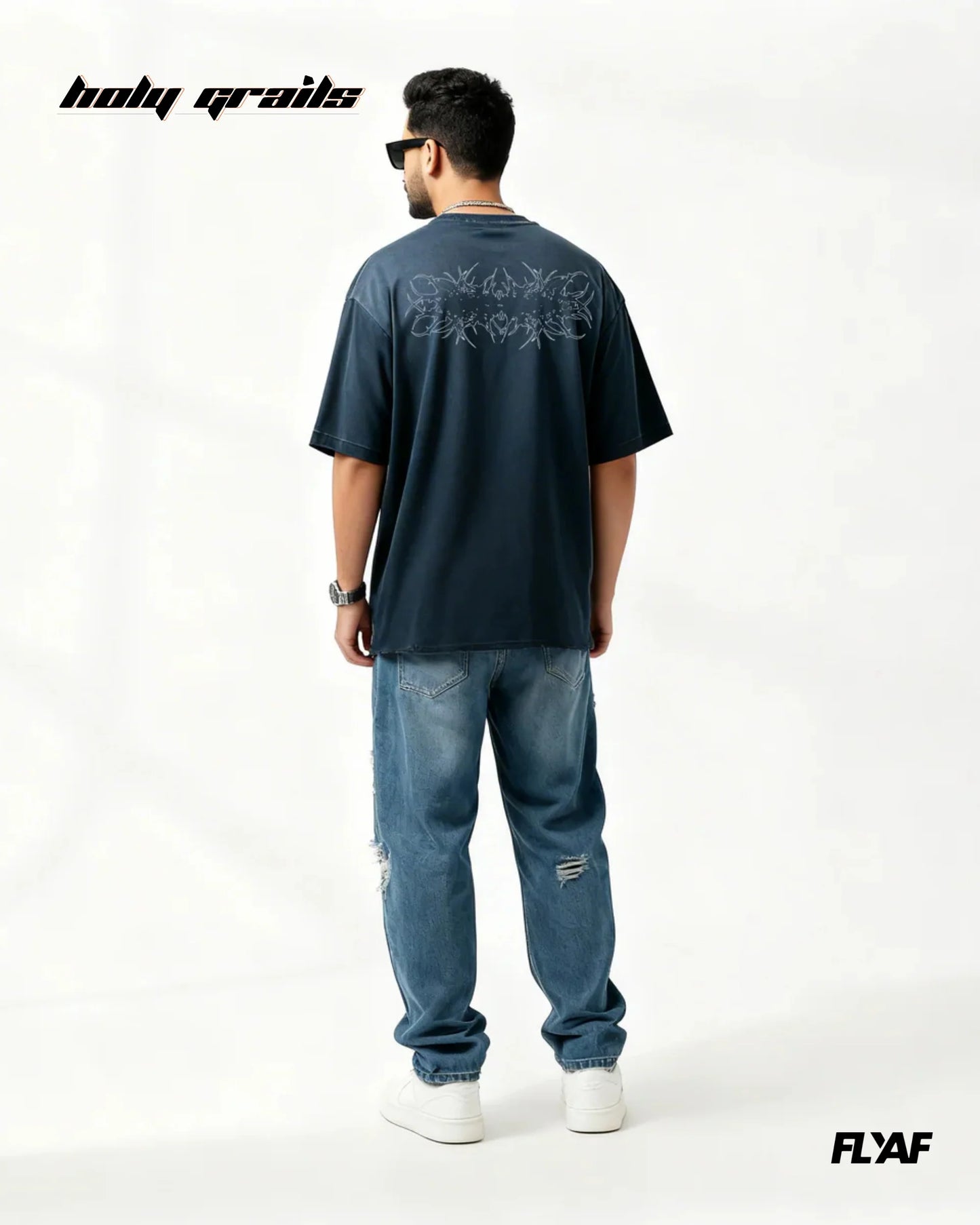 Idol Annihilator Blue Tee HG x FLYAF