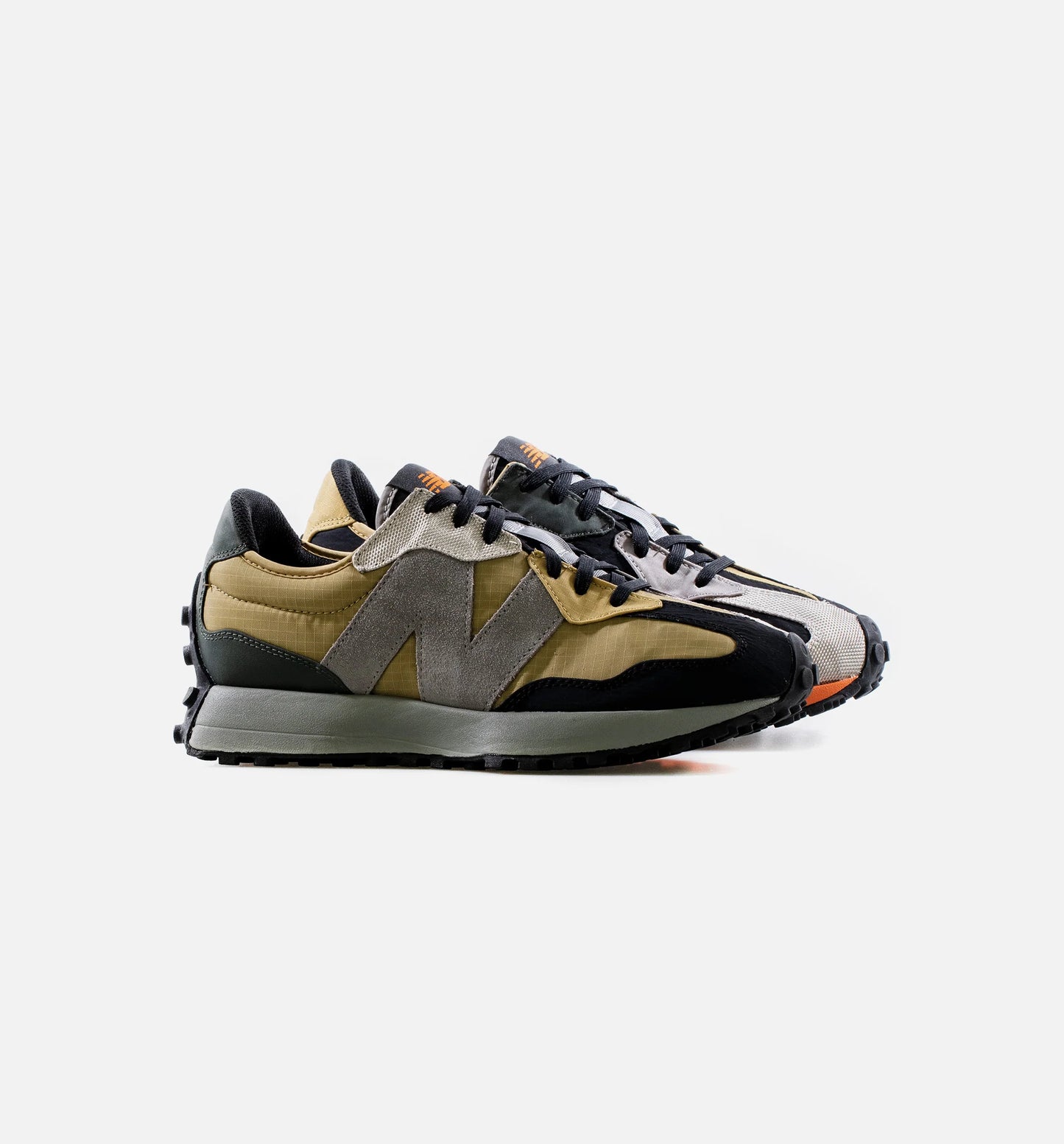 327 Mens Lifestyle Shoe Olive Black Grey