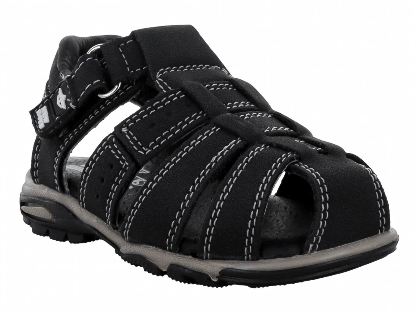 Sandalias New Boys Negro para Niño