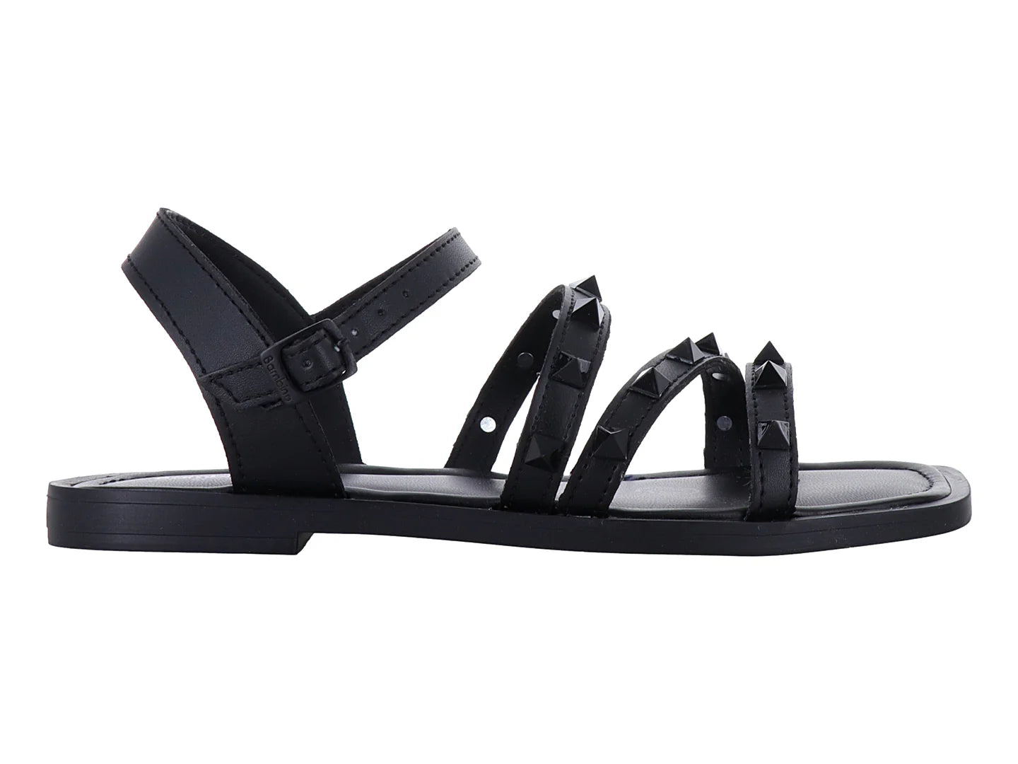 Sandalias Teen Bambino Negro para Niña