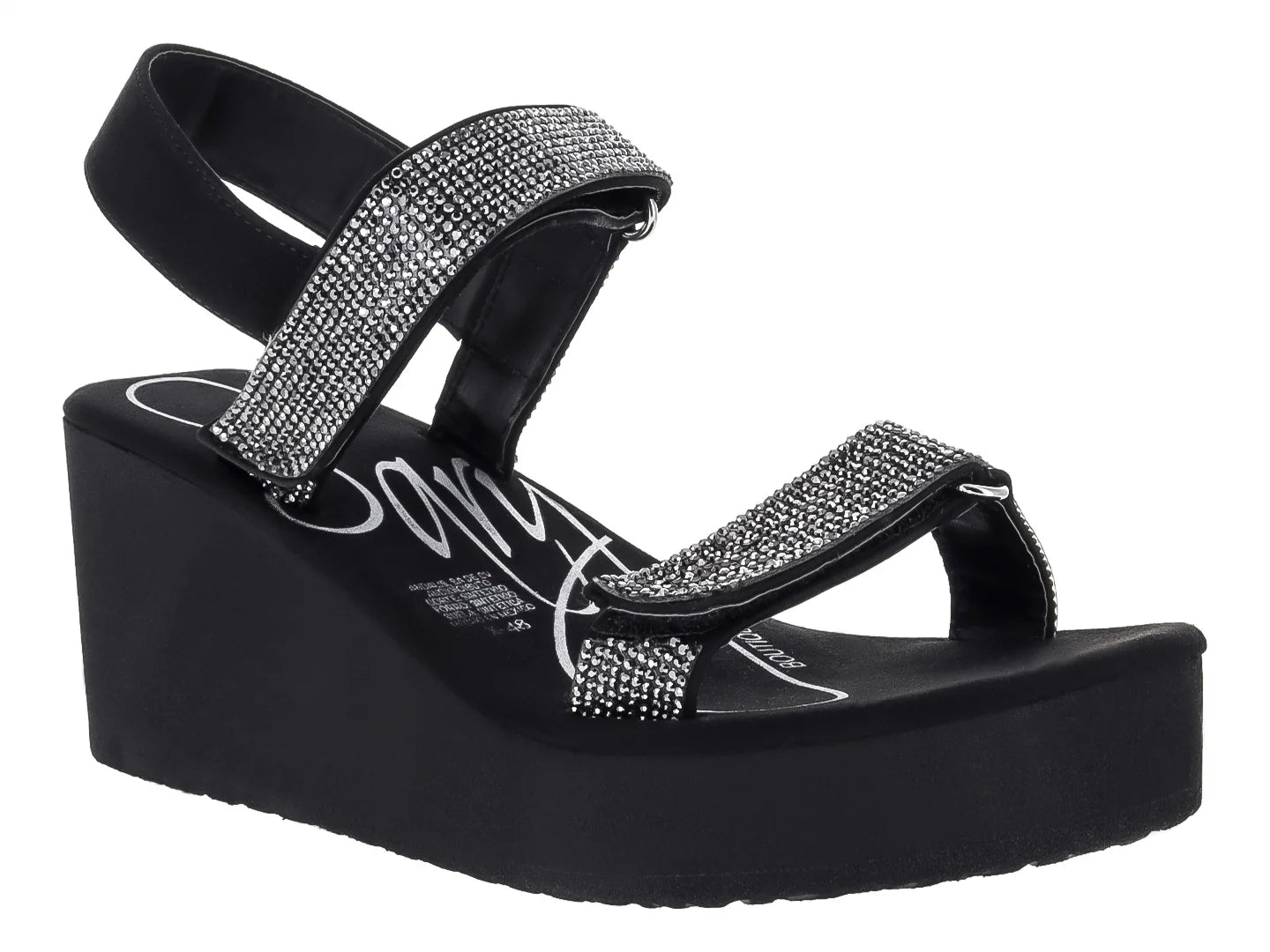 Sandalias Sary Plataforma Negro para Mujer