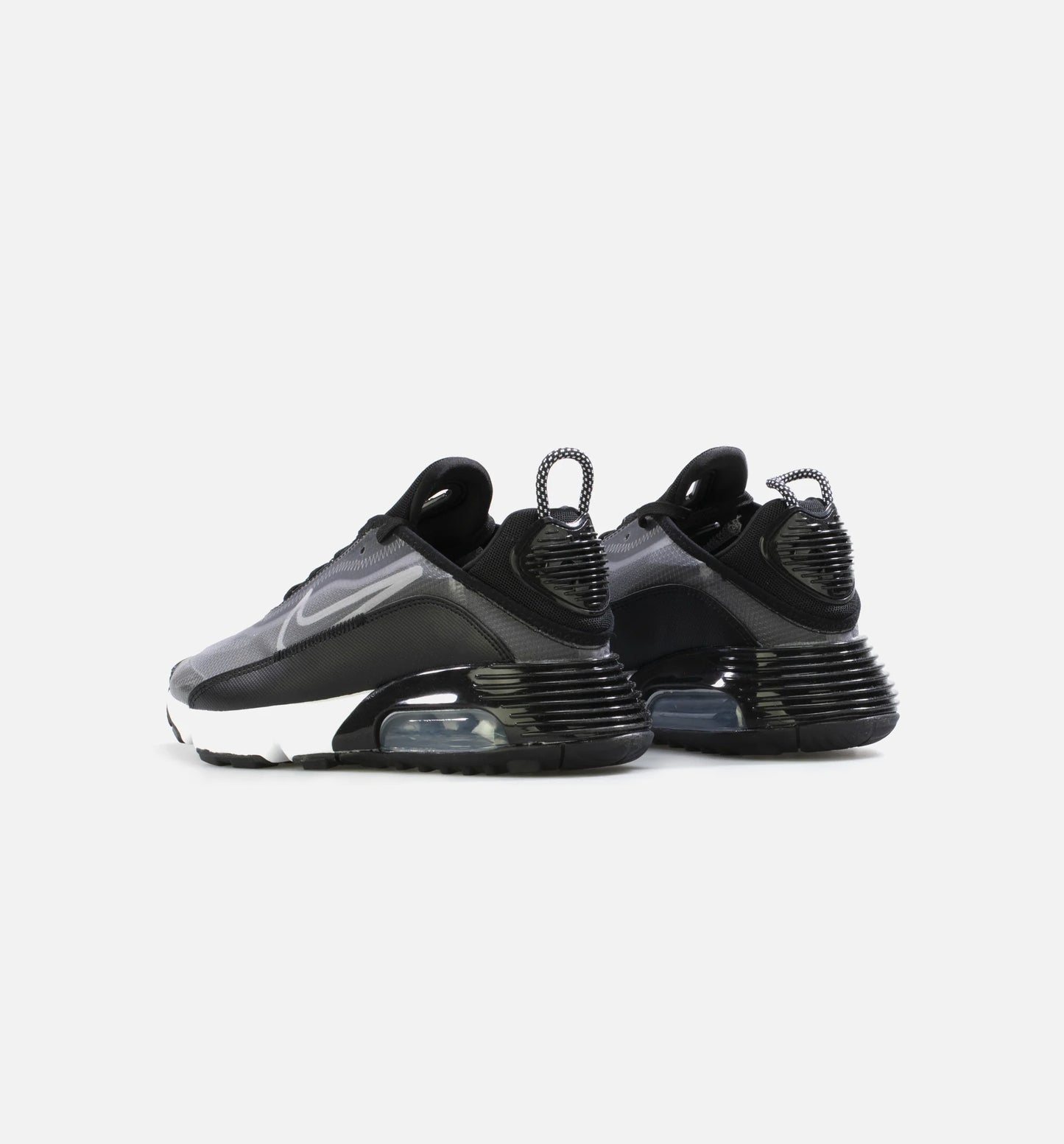 Air Max 2090 Womens Running Shoe Black Metallic Silver White