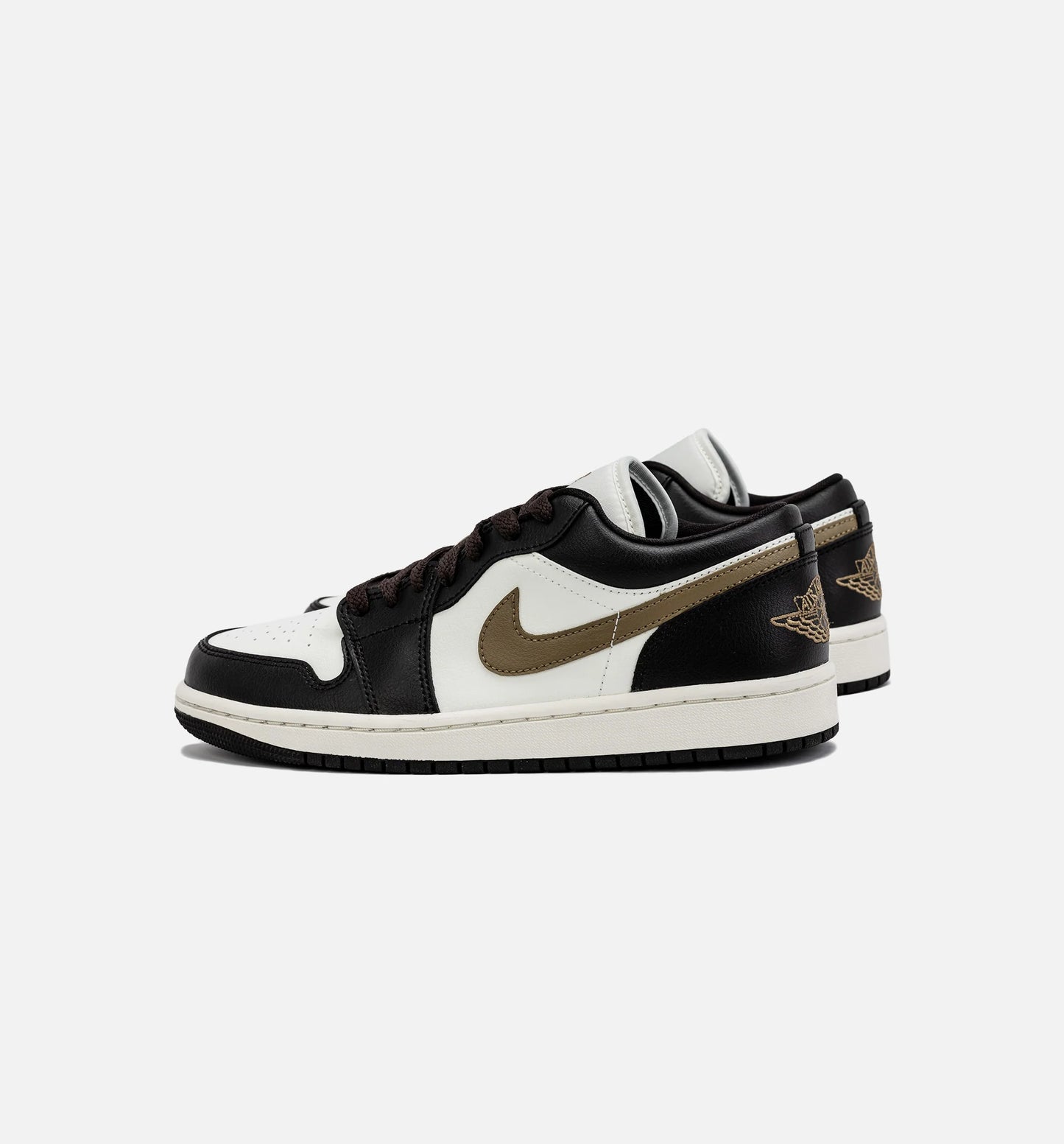 Air Jordan 1 Retro Low Shadow Brown Womens Lifestyle Shoe Black Brown