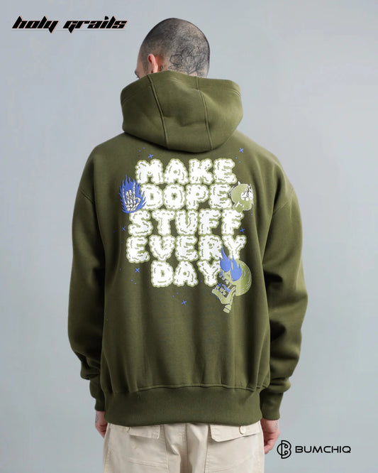 Dope Olive Green Hoodie HG x Bumchiq