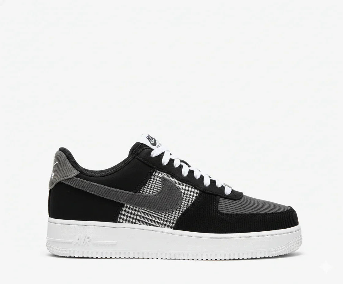 Nike Air Force 1 Noir Gris Style Élégant et Confort Premium