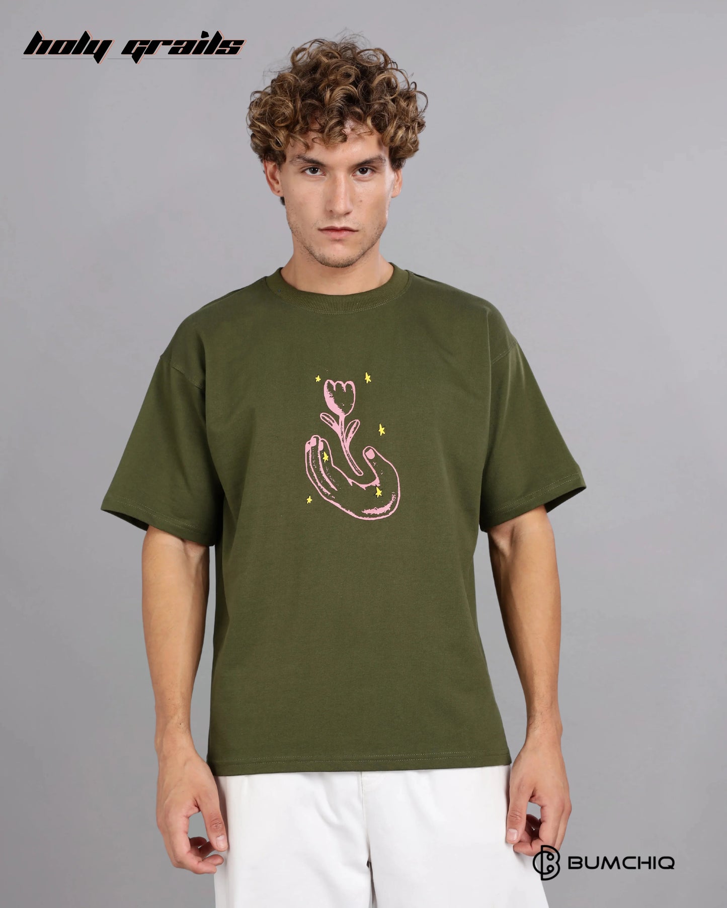 Luv Known Green Oversize Tee HG x Bumchiq