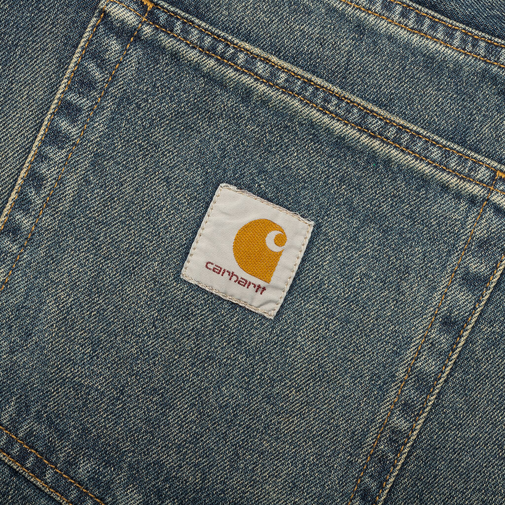 Brandon Pant Blue Worn Used Wash