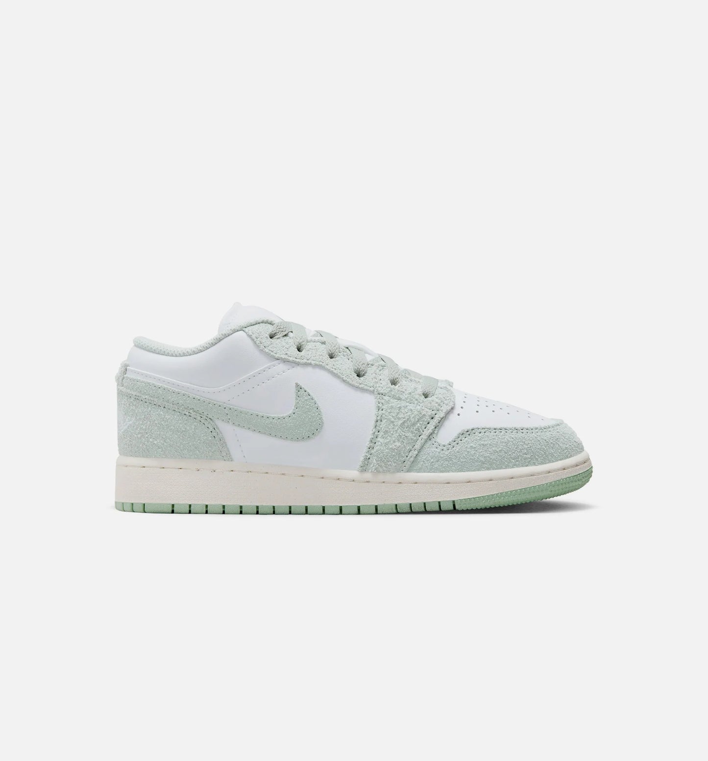 Air Jordan 1 Low SE Seafoam Grade School Lifestyle Shoe White Seafoam Sail