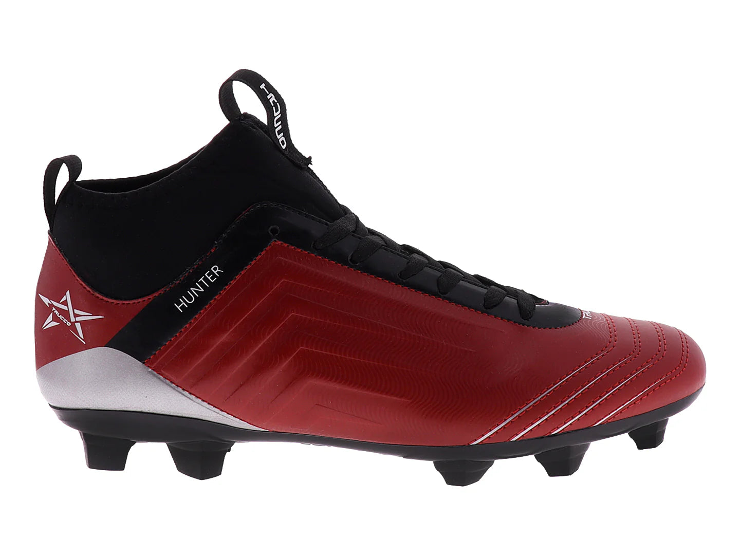 Tenis de Fútbol Leon Trucco Hunter Rojo y Negro para Hombre