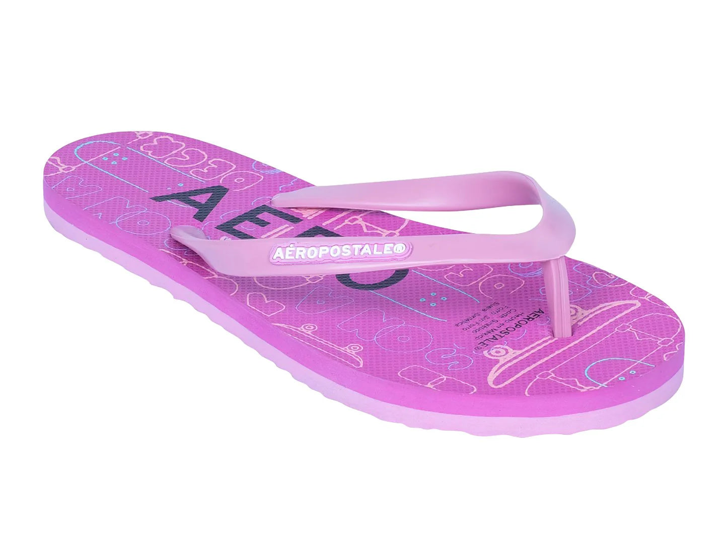 Sandalias Aeropostale Skate Morado para Mujer
