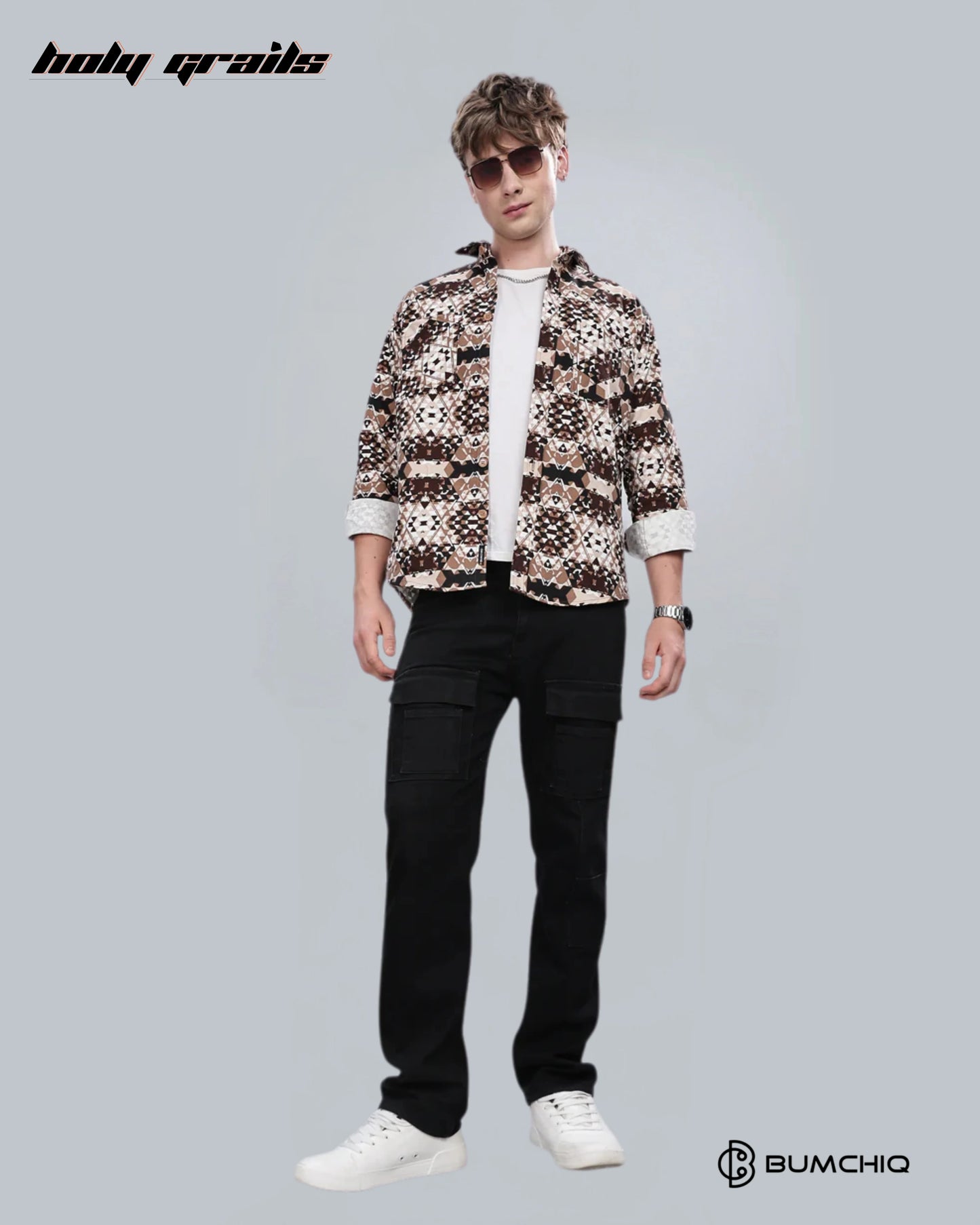 Cream Abstractix Overshirt HG x Bumchiq