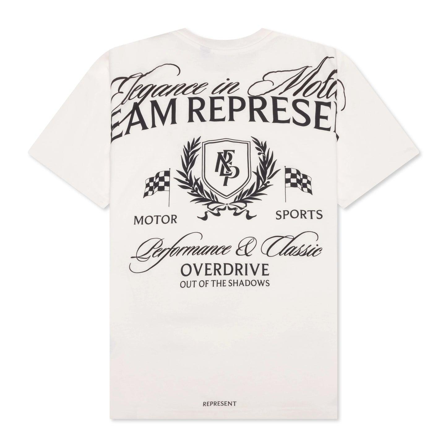 Crest T Shirt Flat White