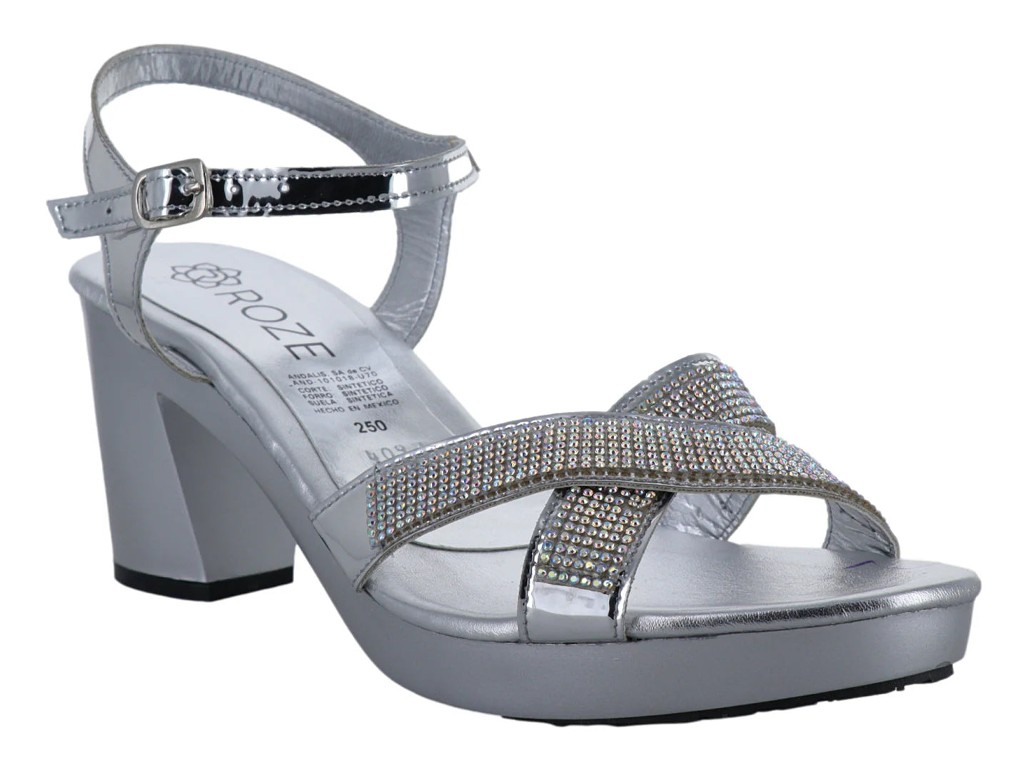 Zapatillas Roze Plata para Mujer
