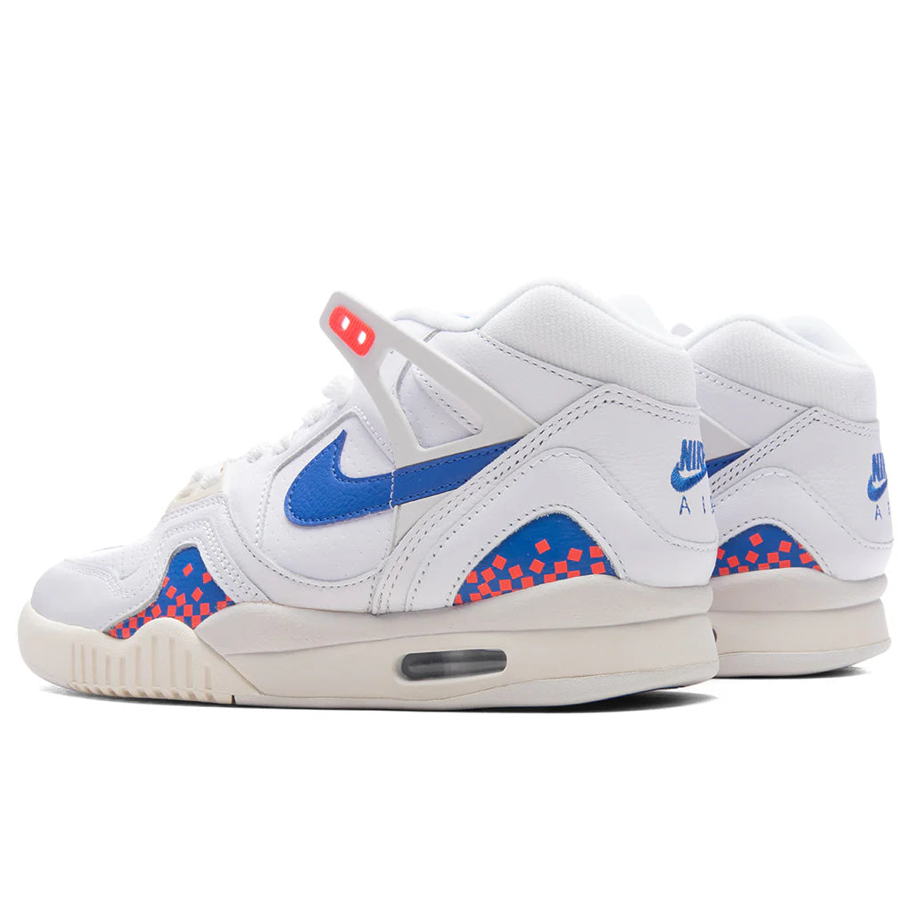 Air Tech Challenge 2 Pixel Court White Royal Blue Laser Crimson