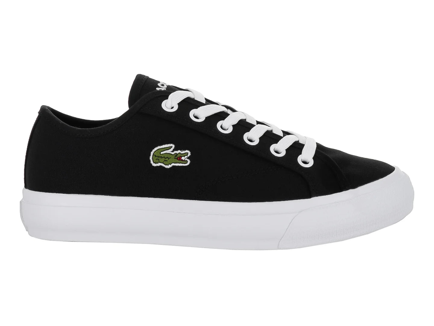 Tenis Lacoste Backcourt 224 Negro y Blanco para Niño