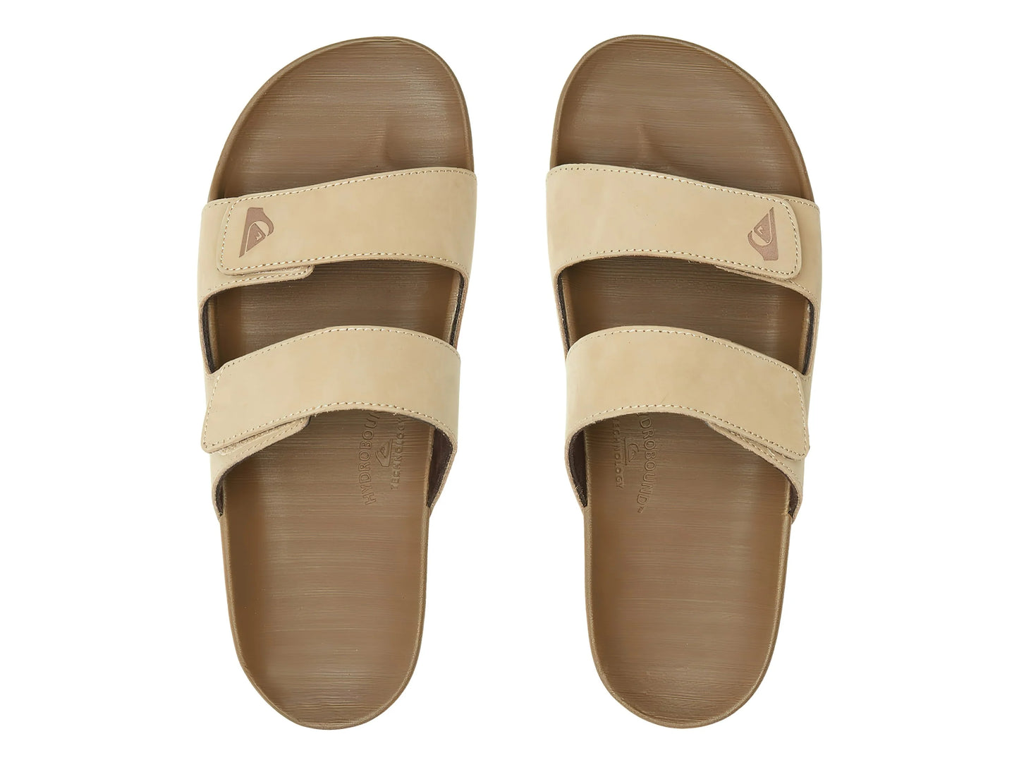 Sandalias Quiksilver Rivi Leather Double Café para Hombre