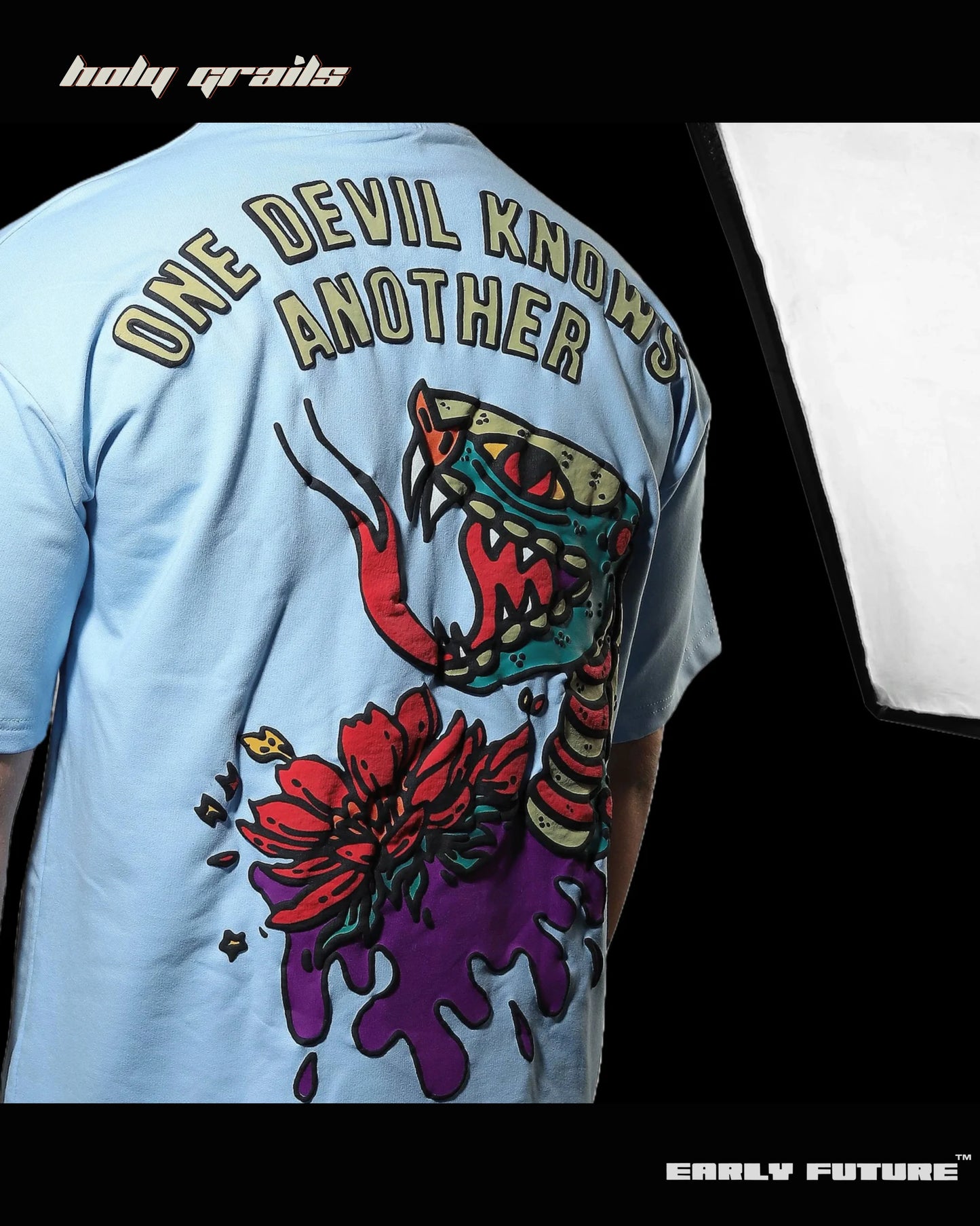 One Devil Knows Another Serpent Sky Oversize Tee HG x Early Future