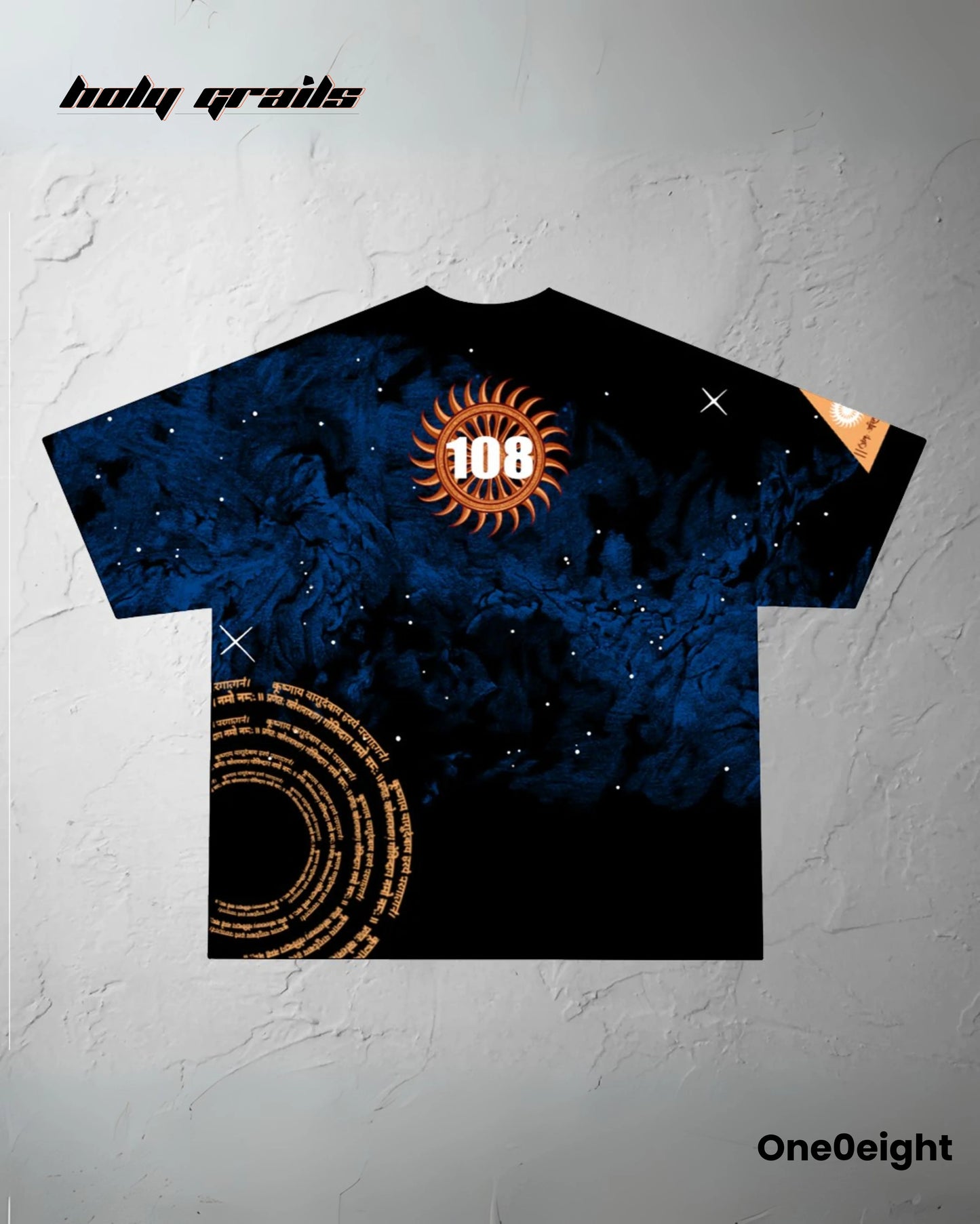 Vishwaroop Black Oversize Tee HG x One0eight
