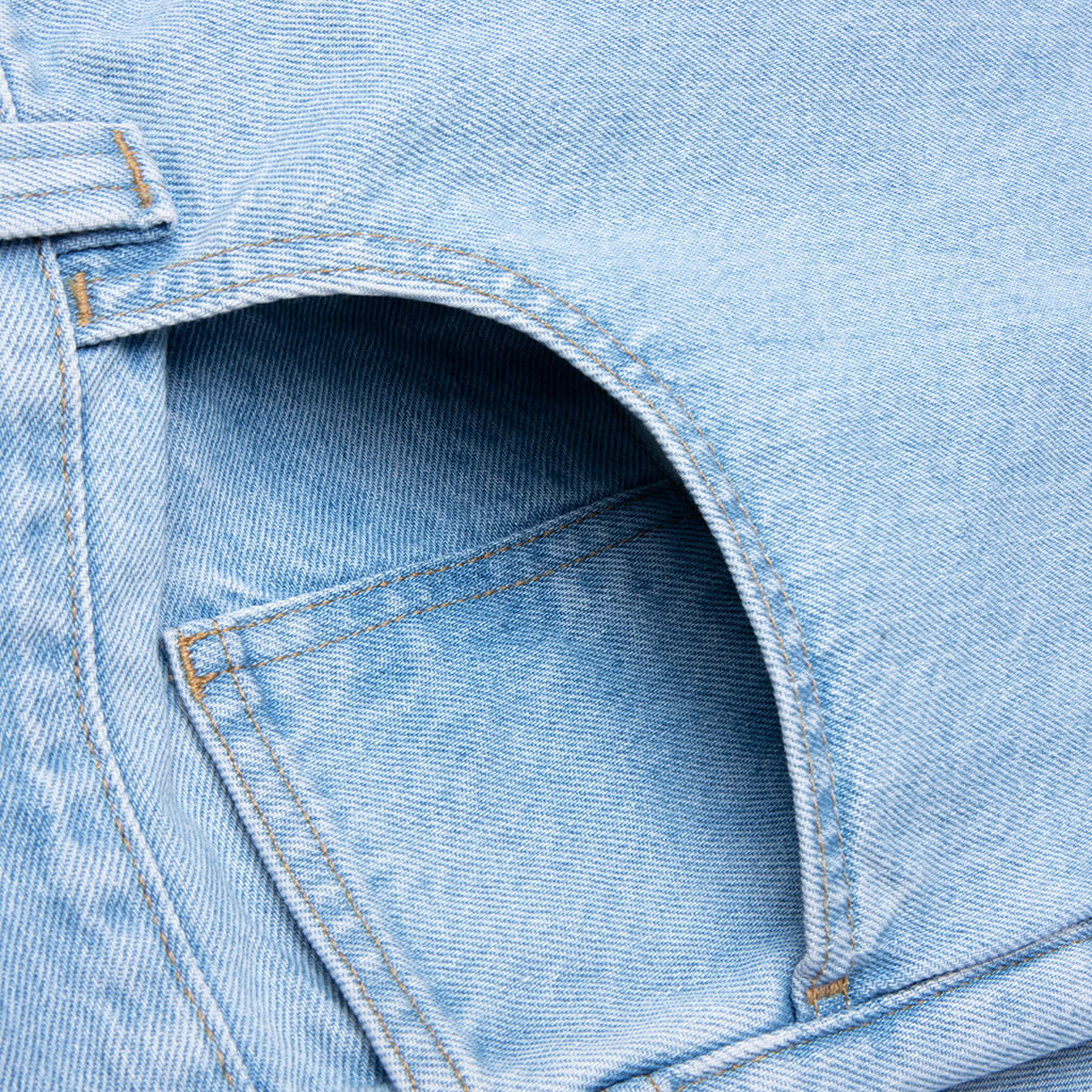 Brandon Pant Blue Heavy Stone Bleached
