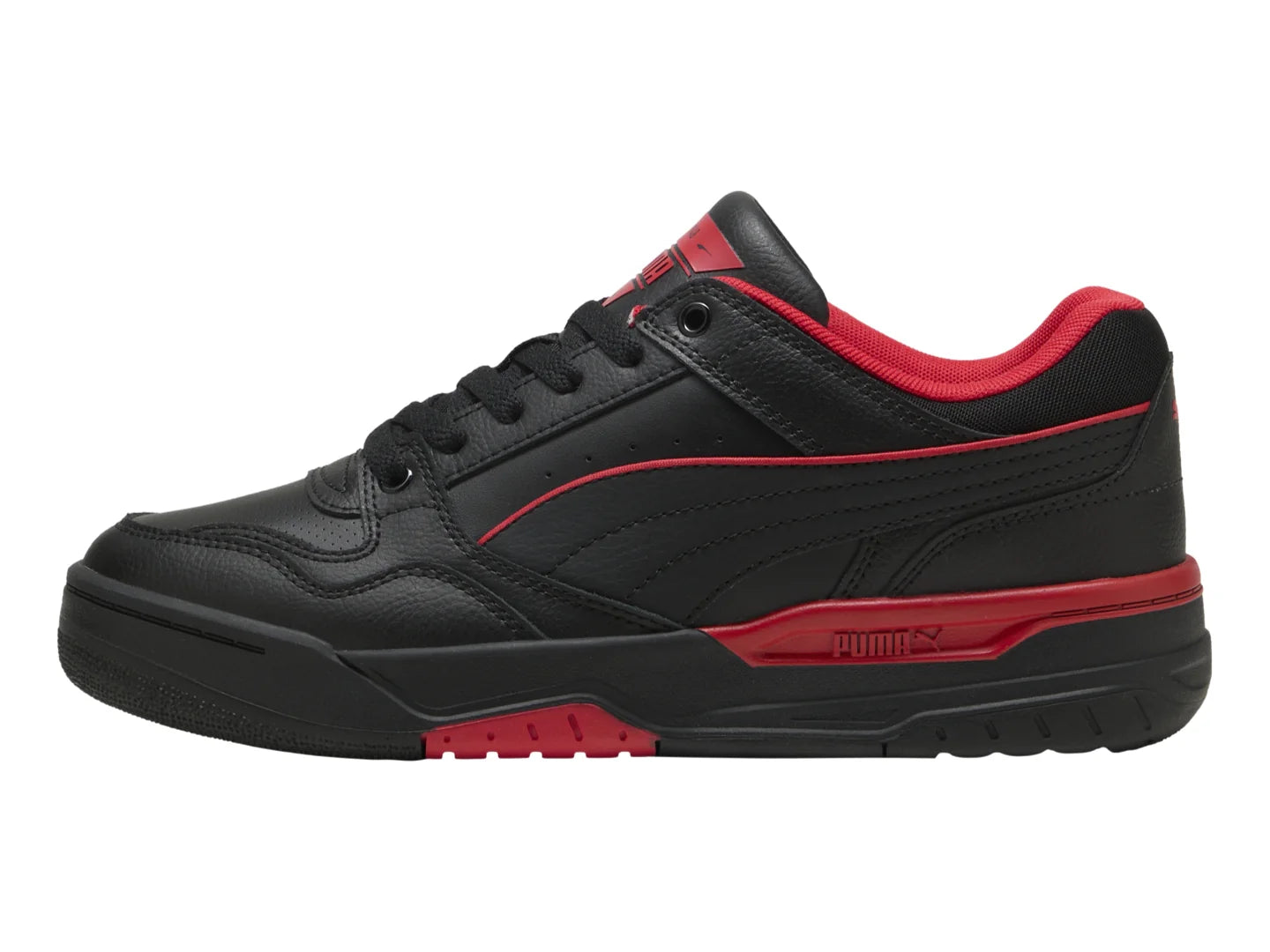 Tenis PUMA Rebound Retro Negro y Rojo para Hombre