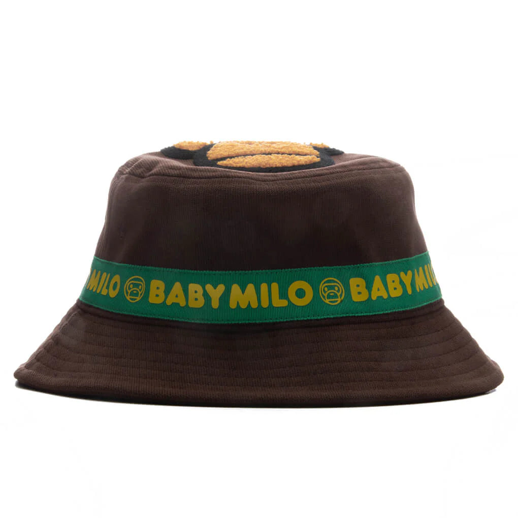 Kids Baby Milo Corduroy Bucket Hat Brown