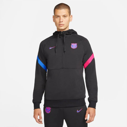 Nike FC Barcelona Mens 1 2 Zip Hoodie