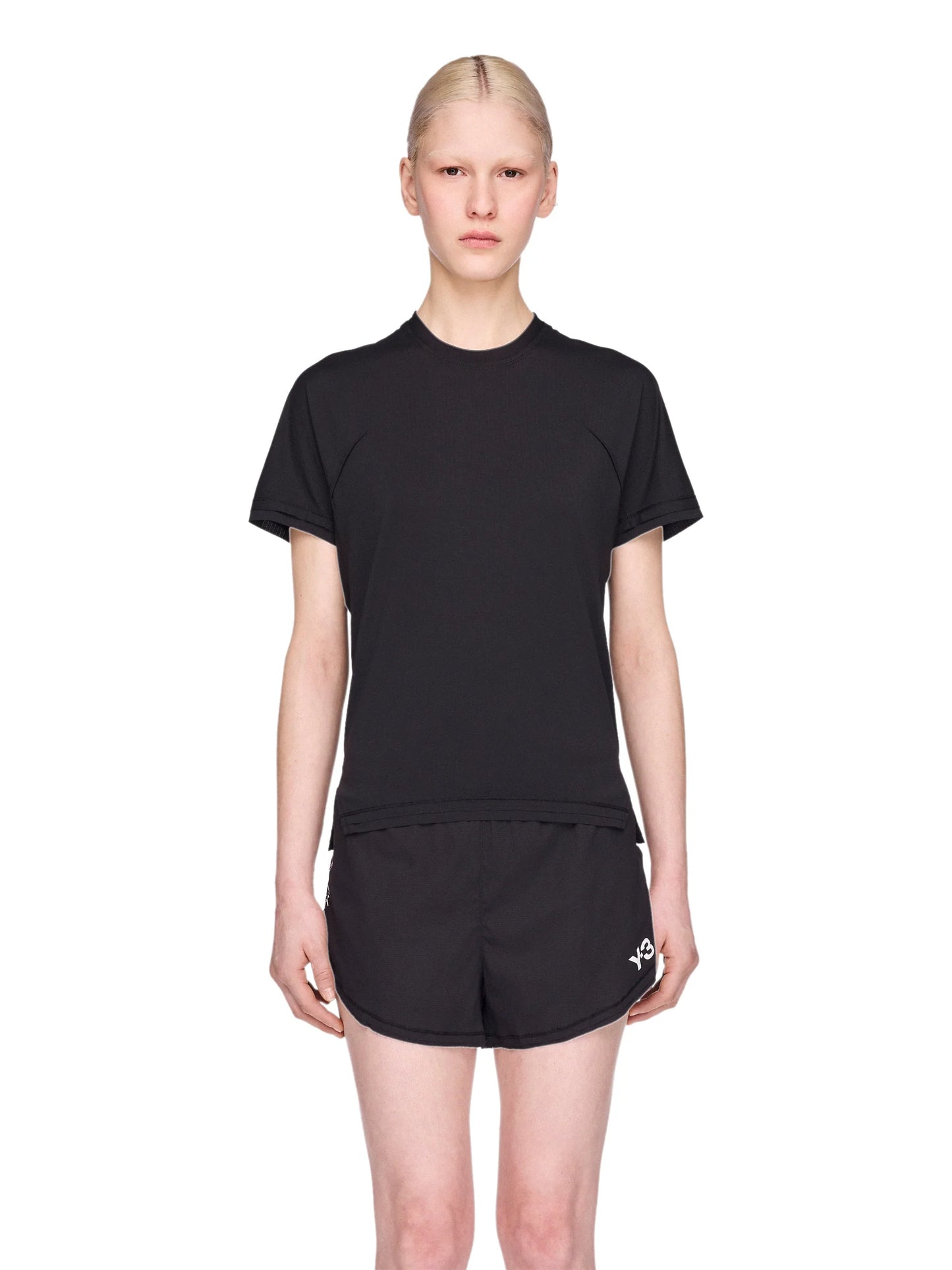 Adidas Womens Y 3 Running Short Sleeve T Shirt