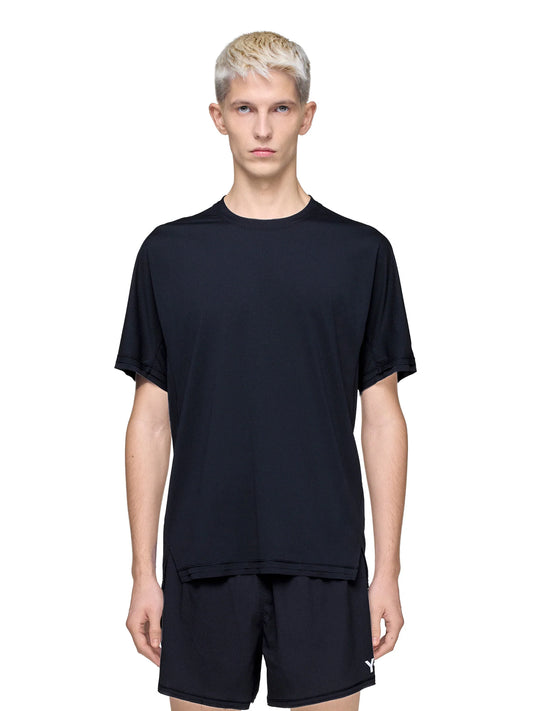 Adidas Mens Y 3 Running Short Sleeve T Shirt