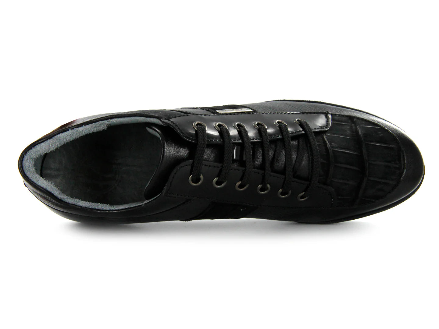 Zapatos Cuadra Negro Piel Niloticus Hombre