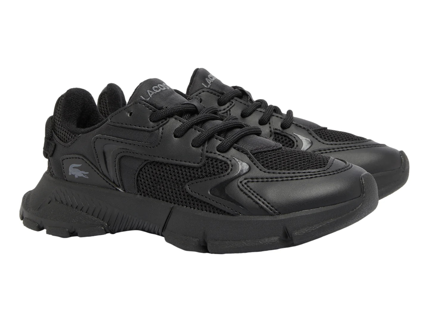Tenis Lacoste L003 2K24 Negro para Niño