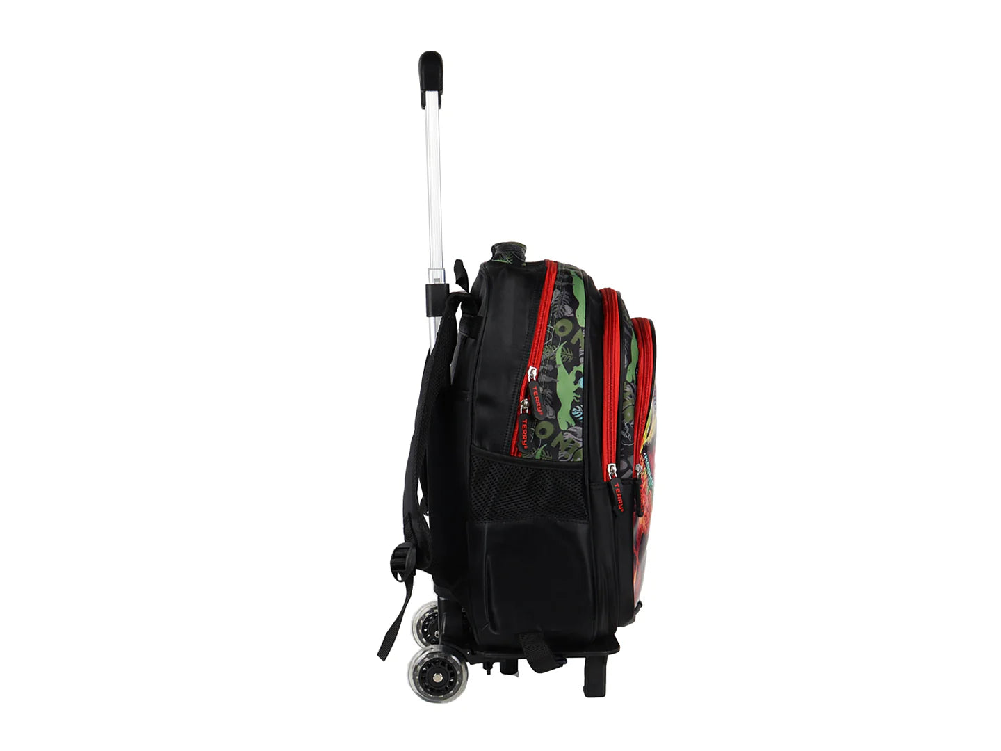 Mochila Terry Dinosaurio Rojo para Niño