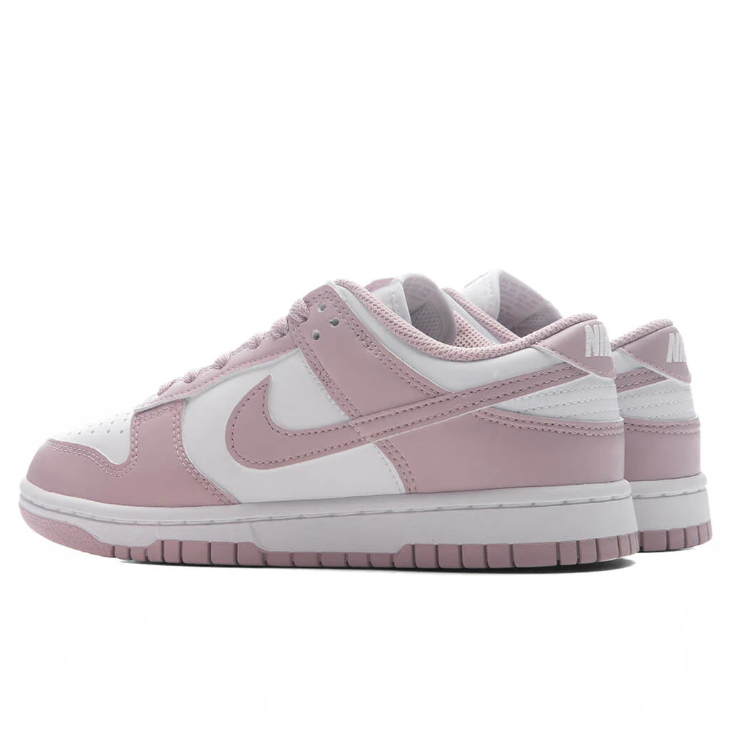 Womens Dunk Low White Particle Rose